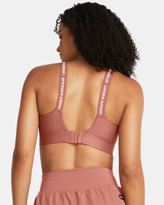 Women's UA Infinity 2.0 High Sports Bra in Pink image number 2